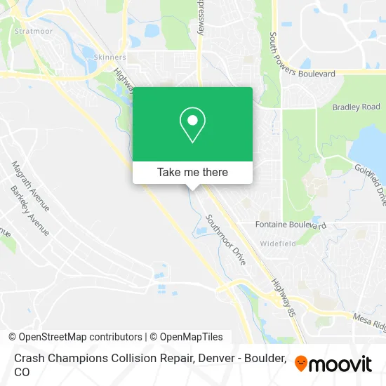 Crash Champions Collision Repair map