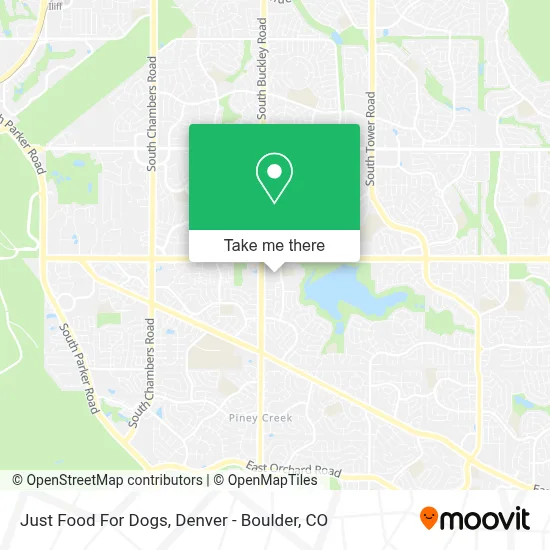 Just Food For Dogs map