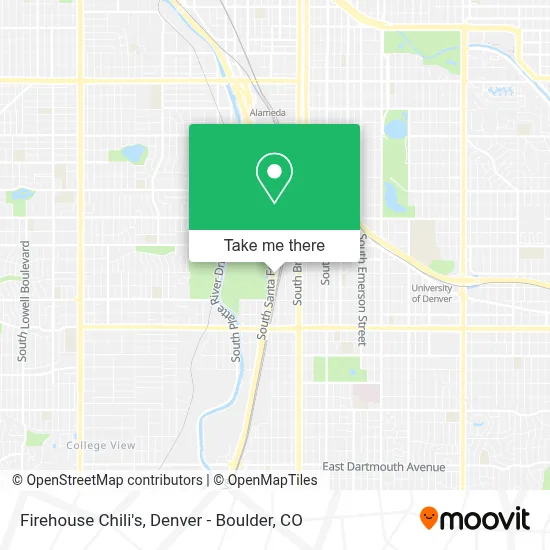 Firehouse Chili's map