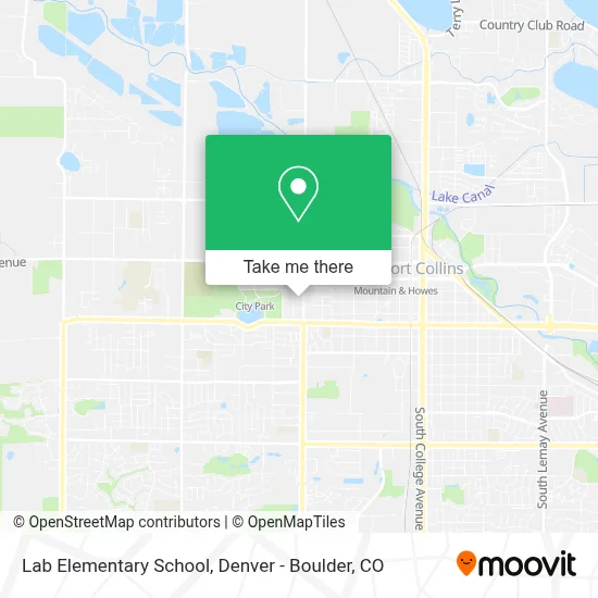 Lab Elementary School map