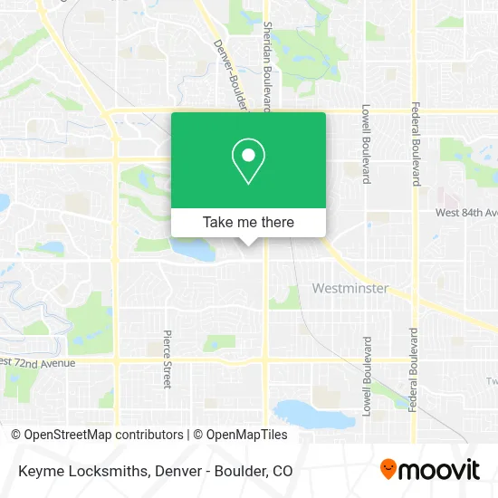 Keyme Locksmiths map