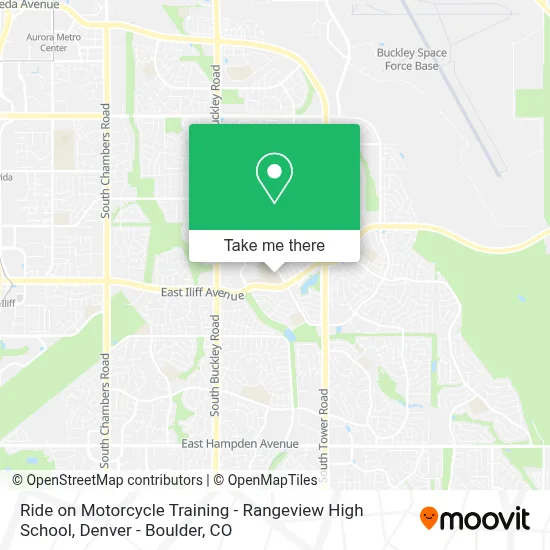 Ride on Motorcycle Training - Rangeview High School map