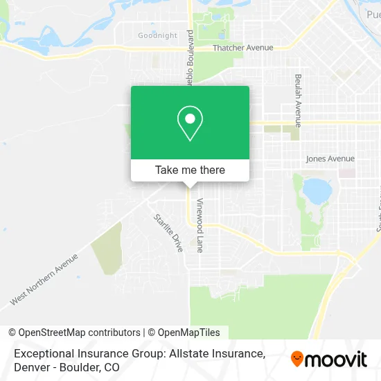 Exceptional Insurance Group: Allstate Insurance map