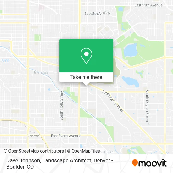 Dave Johnson, Landscape Architect map