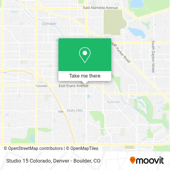 Studio 15 Colorado map