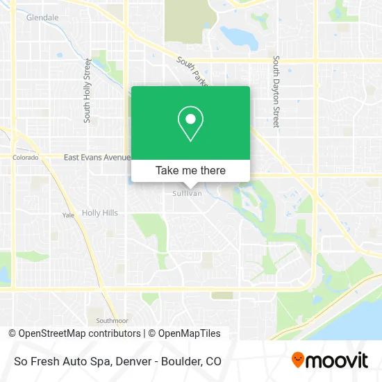 So Fresh Auto Spa map