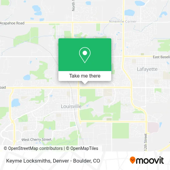 Keyme Locksmiths map