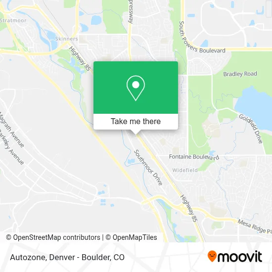 Autozone map