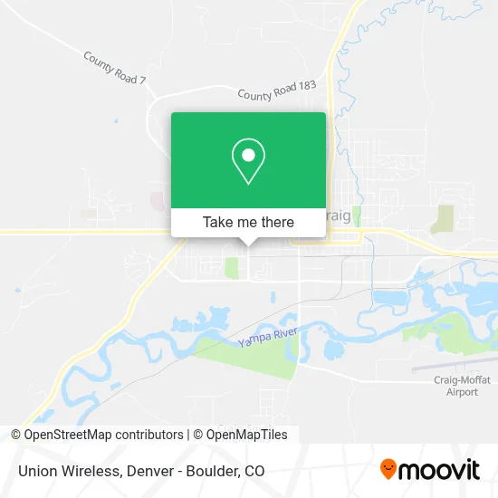 Union Wireless map