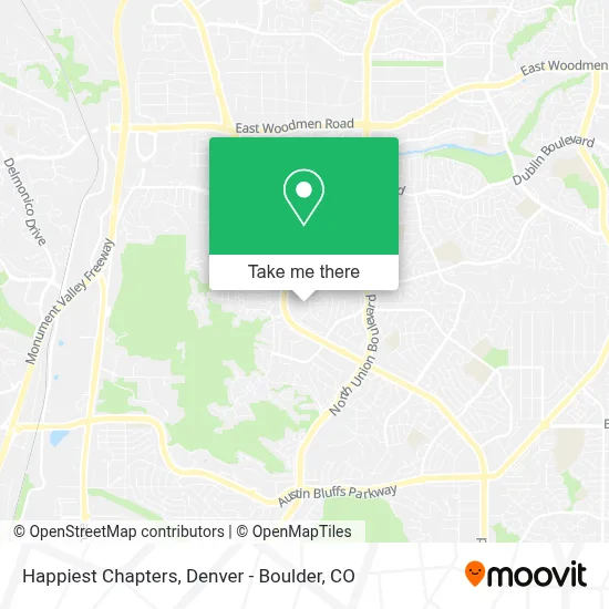 Happiest Chapters map