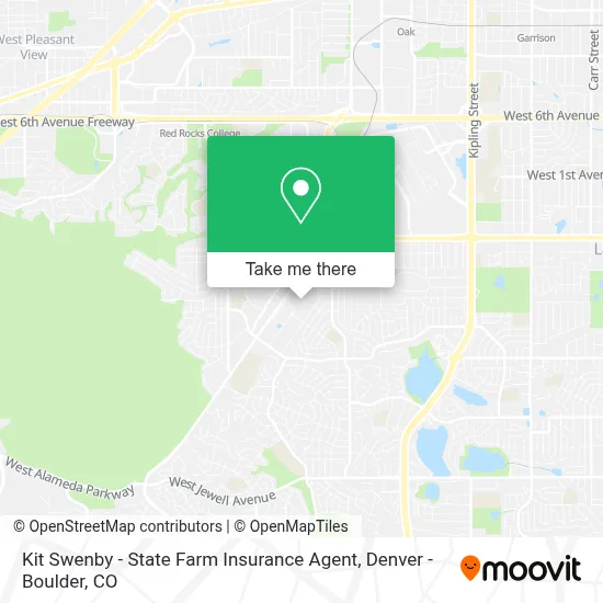 Kit Swenby - State Farm Insurance Agent map