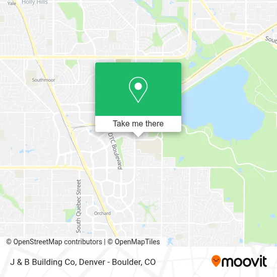 J & B Building Co map