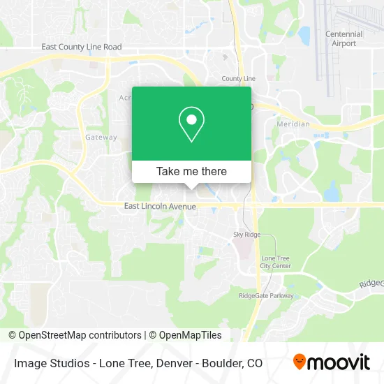 Image Studios - Lone Tree map