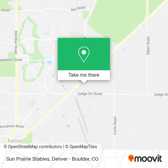 Sun Prairie Stables map