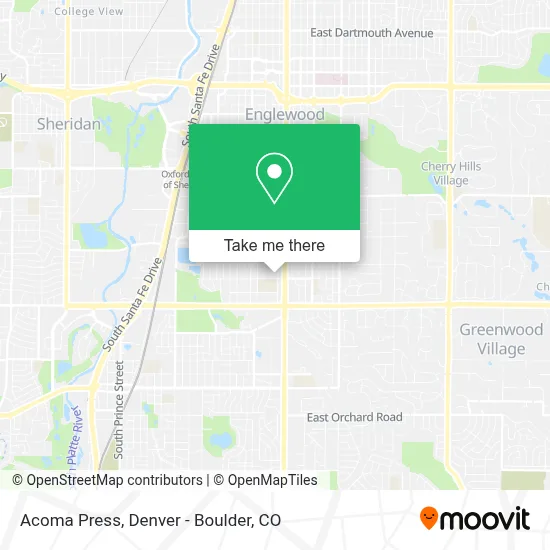 Acoma Press map