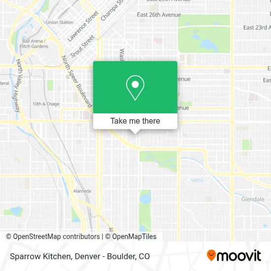 Sparrow Kitchen map