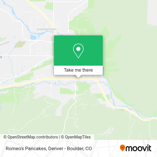 Romeo's Pancakes map