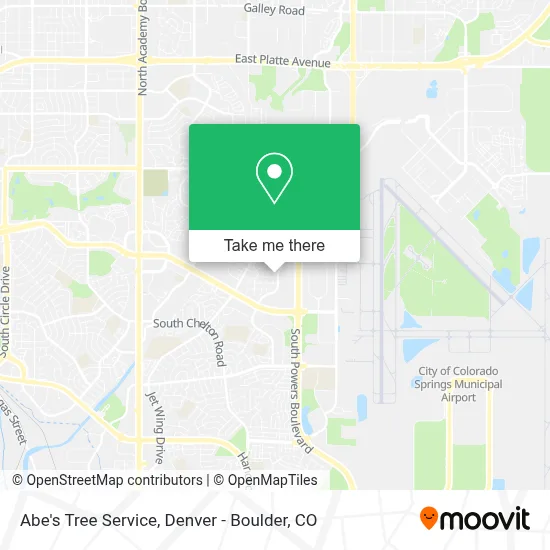Abe's Tree Service map