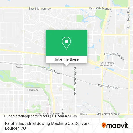 Ralph's Industrial Sewing Machine Co map