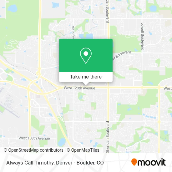 Always Call Timothy map