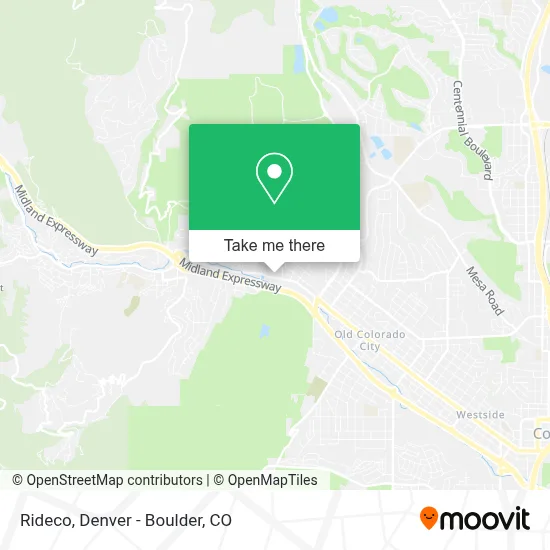 Rideco map
