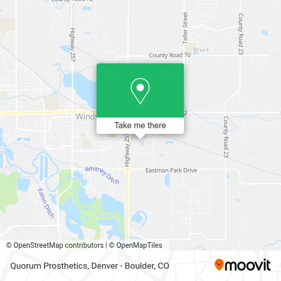 Quorum Prosthetics map