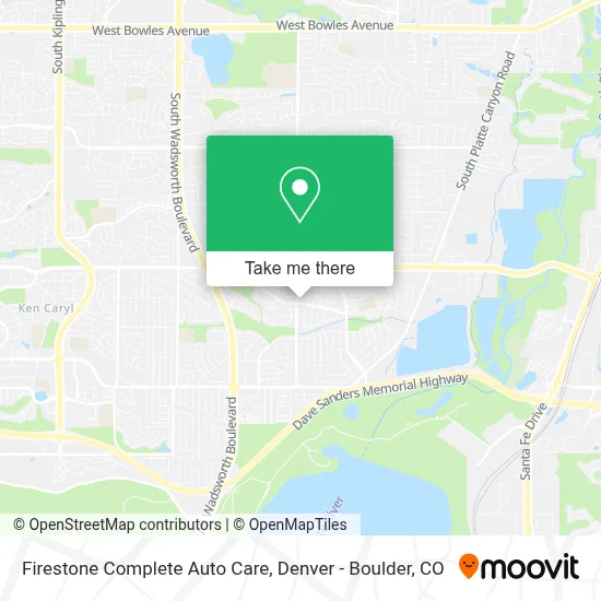 Firestone Complete Auto Care map