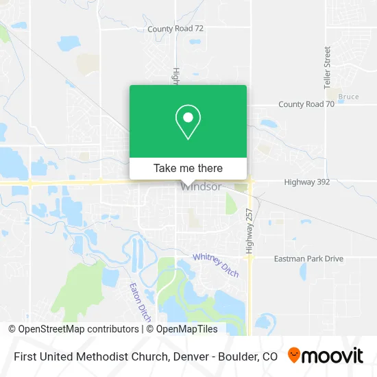 First United Methodist Church map