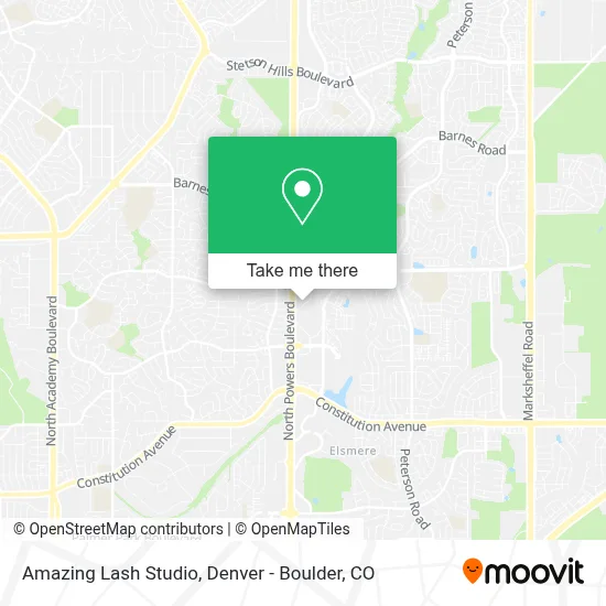 Amazing Lash Studio map
