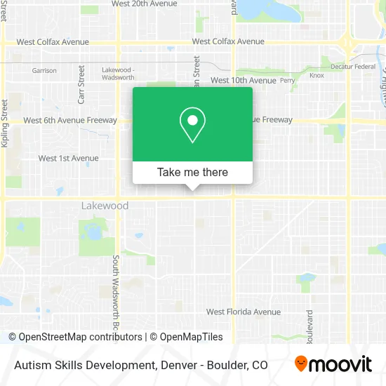Autism Skills Development map