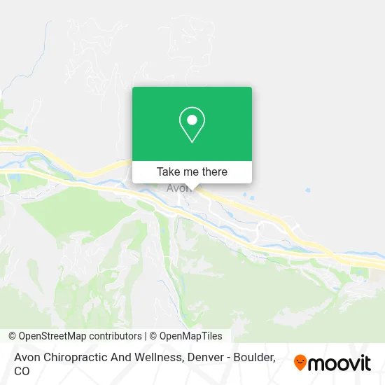 Avon Chiropractic And Wellness map
