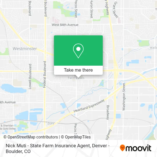Nick Muti - State Farm Insurance Agent map