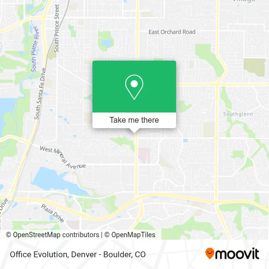 Office Evolution map
