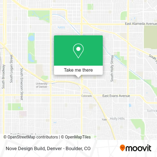 Nove Design Build map