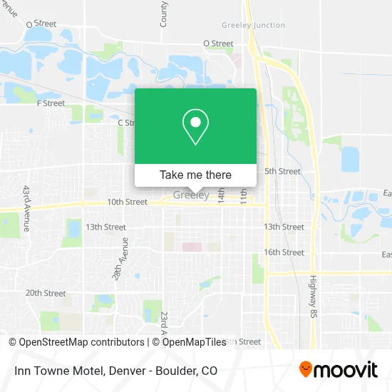Inn Towne Motel map