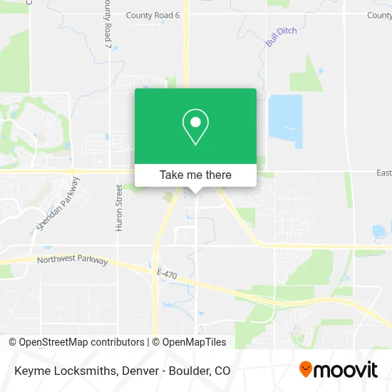 Keyme Locksmiths map