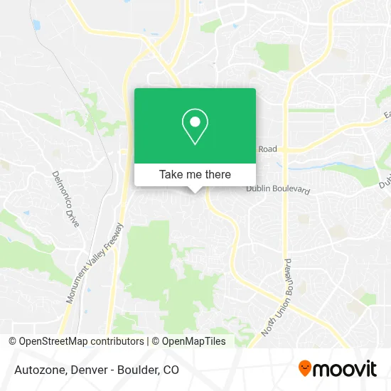 Autozone map