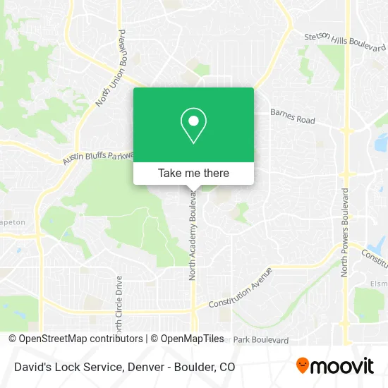David's Lock Service map
