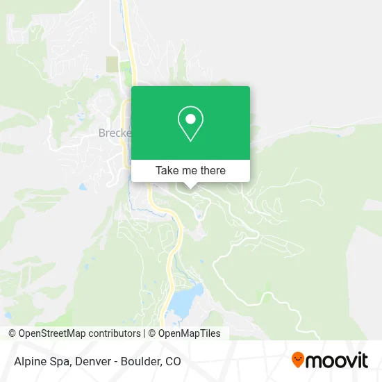 Alpine Spa map