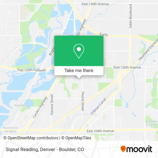 Signal Reading map