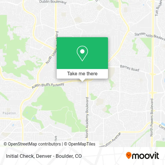 Initial Check map