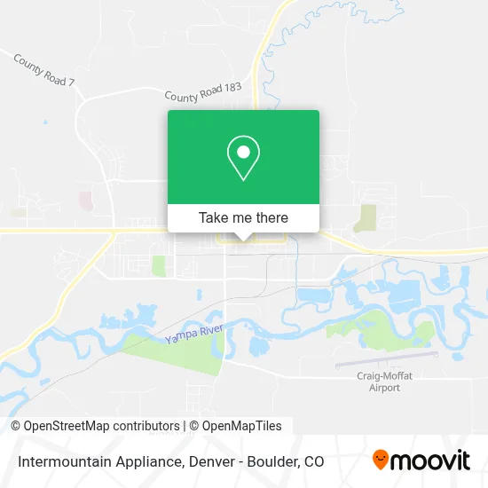 Intermountain Appliance map