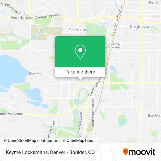 Keyme Locksmiths map