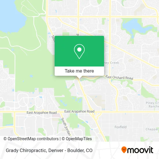 Grady Chiropractic map