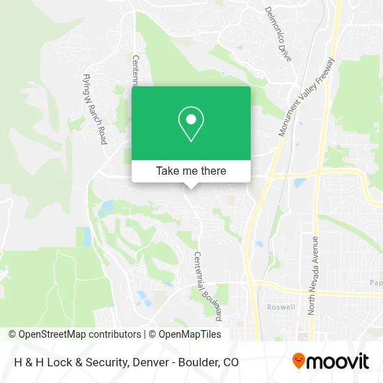 H & H Lock & Security map