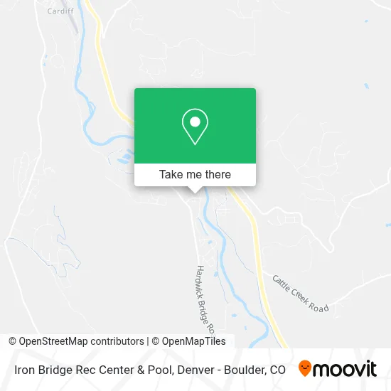 Iron Bridge Rec Center & Pool map