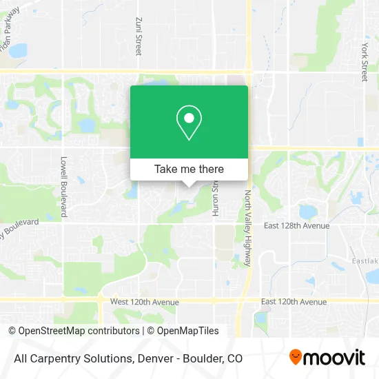 All Carpentry Solutions map
