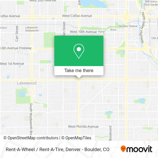 Rent-A-Wheel / Rent-A-Tire map