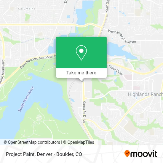 Project Paint map