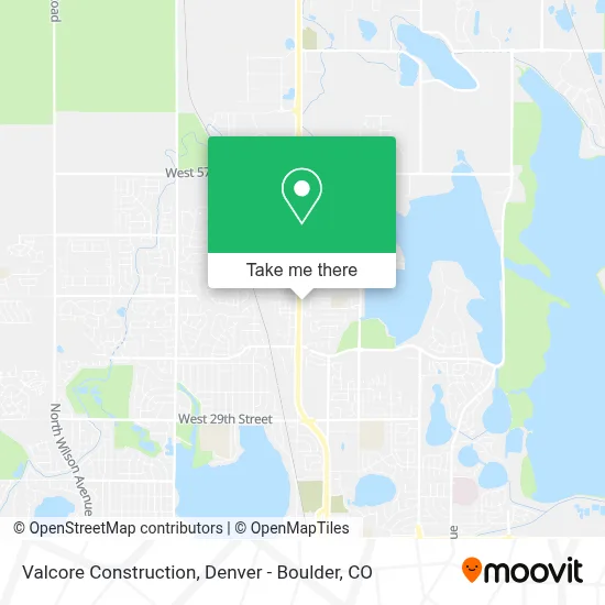 Valcore Construction map